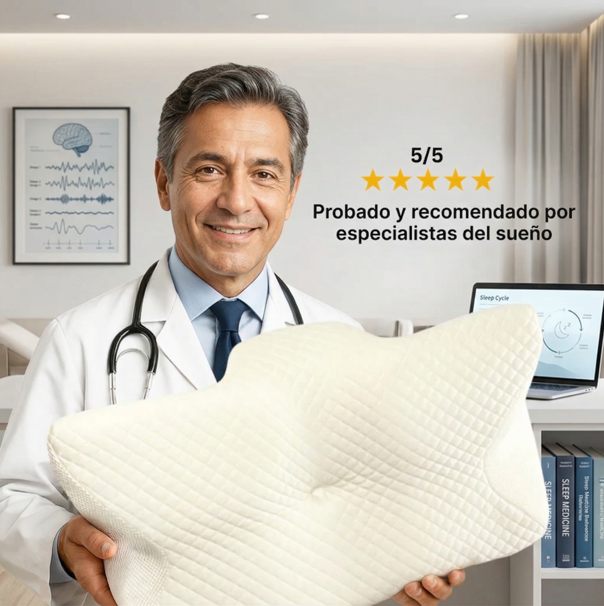CloudRest Ergo™ Ergonomic Cervical Pillow